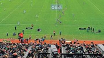 <b>UN SANTUARIO. </b>Irlanda jugó su primer partido en Croke Park hace dos semanas y perdió ante Francia en el último minuto.