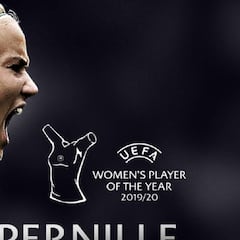 Pernille Harder, mejor jugadora y delantera del año para la UEFA