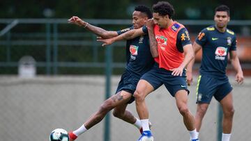 Entrenamiento Selección Brasil