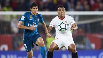 Luis Fernando Muriel durante el triunfo del Sevilla sobre Real Madrid por LaLiga de Espa&ntilde;a