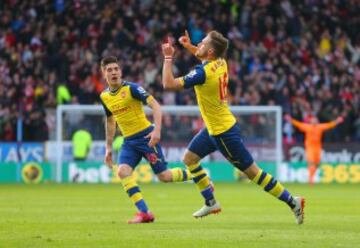 Arsenal se impuso sobre el Burnley por la cuenta mínima. 