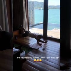 El duro entrenamiento de Ángelo en sus vacaciones