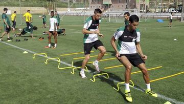 Entrenamiento del Betis en Marbella.