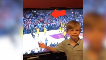 LeBron James: Young NBA fan calls star's match-winning three