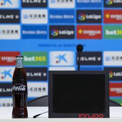La vuelta a la sala de prensa del Espanyol en 84 días