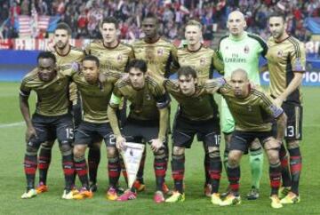 Las imágenes del Atlético-Milán