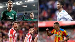 Loren, Cristiano Ronaldo, Raul Garc&iacute;a y Rodrigo son los ases de la jornada 28 de Primera Divisi&oacute;n (LaLiga Santander). 
