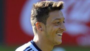 El delantero de la selección nacional de fútbol alemana Mesut Özil ex jugador del Real Madrid recién fichado por el Arsenal.
