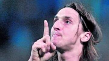 <b>DÍSCOLO. </b>En mayo, Ibra mandó callar a los hinchas del Inter.