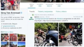 Greg Van Avermaet denunci&oacute; en su Twitter la ca&iacute;da que sufri&oacute; en la Cl&aacute;sica de San Sebasti&aacute;n