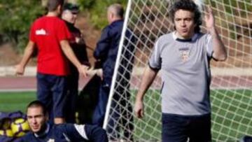 <b>ELOGIOS DE LA PLANTILLA. </b>La opinión mayoritaria de los jugadores del Almería es favorble al trabajo de Juan Manuel Lillo.