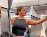 WATCH: Woman has freakout on plane about a “not real” person
