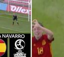 La obra de arte de Eva Navarro, la española de 17 años, elegida tercer mejor gol de la UEFA