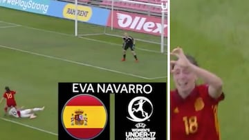 La obra de arte de Eva Navarro, la española de 17 años, elegida tercer mejor gol de la UEFA