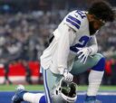 Ezekiel Elliott perdió la sensación en la mano en duelo vs. Eagles