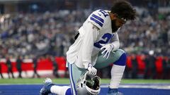 Ezekiel Elliott perdió la sensación en la mano en duelo vs. Eagles