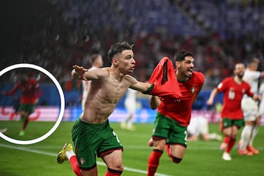 La selección portuguesa ganó en su debut con un gol tardío de de Francisco Conceicao. Su capitán, Cristiano Ronaldo, lo celebró en la cara del portero Stanek con un gesto de rabia y el puño cerrado. Una celebración que enseguida ha sido criticada por antideportiva.