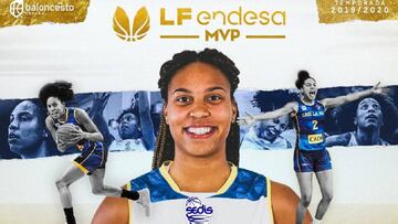 Tinara Moore, elegida MVP de la Liga Femenina Endesa 2019/20
