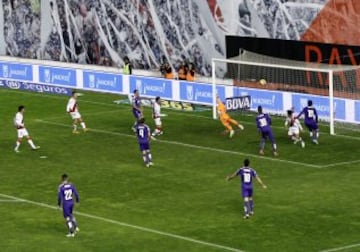 1-1. Baptistao anotó el gol del empate.