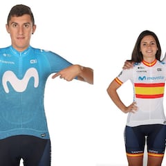 Movistar presenta sus nuevos maillots para la temporada 2020