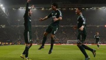 Celebración de un gol de Higuaín en la Cahmpions.