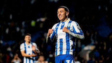 Ian Poveda en un partido del Sheffield Wednesday.