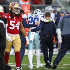 Tony Pollard, sufre fractura en el tobillo en el juego Dallas vs. 49ers