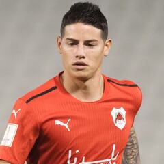 James Rodríguez, fuera de un nuevo partido de Al Rayyan