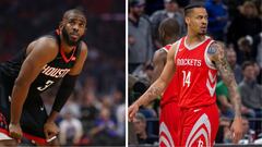 Chris Paul a la izquierda y Gerald Green a la derecha