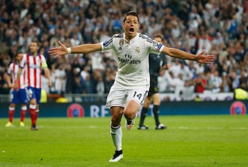 El mejor momento con la camiseta del Real Madrid fue en el partido de vuelta de los cuartos de final de la Champions en la edición 2014 – 2015. ‘Chicharito’ inició como titular tras las lesiones de Karim Benzema y Gareth Bale y al minuto 88, le dio a los merengues su pase a semifinales, dejando fuera al Atlético de Madrid. 