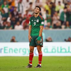Raúl Jiménez sin gol en tres mundiales