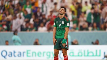 Raúl Jiménez sin gol en tres mundiales