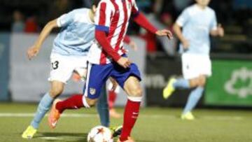 Diego Gama, del Atlético Juvenil, ante el Malmoe.