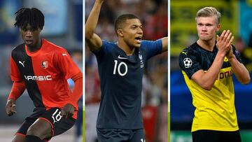 Camavinga, Mbapp&eacute; y Haaland.