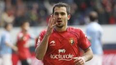 Armenteros, jugador del Osasuna