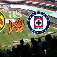 América vs. Cruz Azul Copa MX, Octavos de final (Reprogramado)