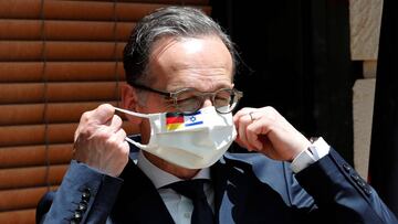 El ministro alemán de Exteriores, Heiko Maas, este miércoles en Israel.