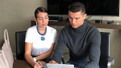 Georgina Rodríguez a Cristiano tras la eliminación del Atlético: "El karma existe"