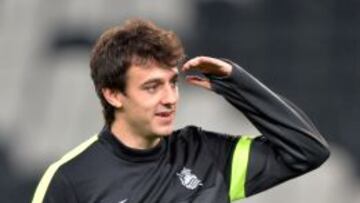 Rubén Pardo, jugador de la Real Sociedad.