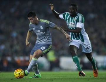 Ante Betis, el volante de la Selección Colombia volvió a la titularidad del Real Madrid después de casi un mes. 