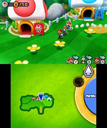 Captura de pantalla - Mario & Luigi: Paper Jam Bros. (3DS)