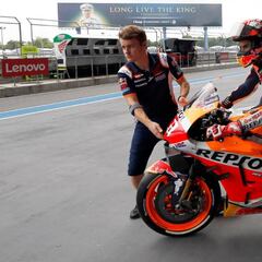 Márquez: "Hacía tiempo que no me daba un palo así de fuerte"