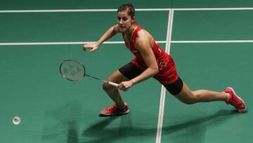 Carolina Marín encara el final de su recuperación en Huelva.
