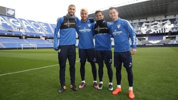 Mikel Villanueva, Pe&ntilde;arnda,Rosales y Juanpi en la temporada 2016-17.