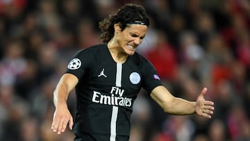 PSG's Cavani back in training