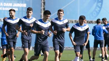 Piatti y Víctor Sánchez, bajas para la visita al Bernabéu