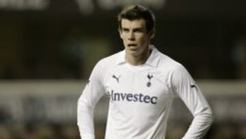 Gareth Bale, durante un partido con el Tottenham.