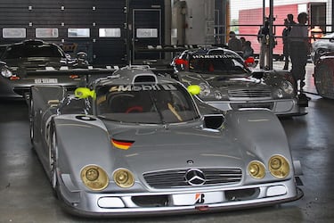 El Mercedes que despegaba en Le Mans