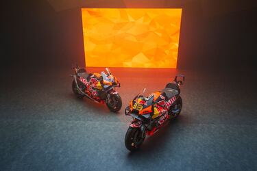 KTM presenta la nueva moto que pilotarán Brad Binder y Jack Miller, para el Mundial de MotoGP 2024.