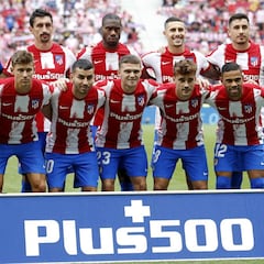 1x1 del Atlético: el empuje se frenó con la roja de João Félix